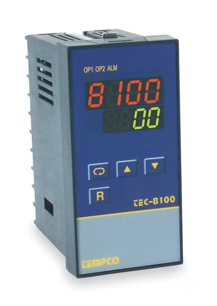 Temp Controller, Prog, 90-250V, Relay2A, Tempco, Mfr#: TEC34025