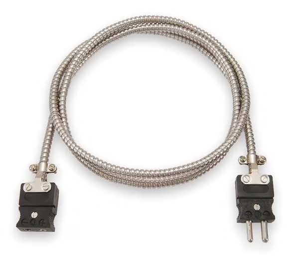 Thermocouple Ext Wire, J, 20AWG, Str, 10Ft, Tempco, Mfr#: ECA00070
