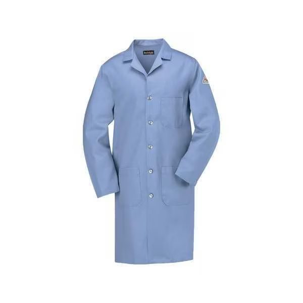 Flame Resistant Lab Coat, Light Blue, Cotton, XL, Vf Imagewear, Mfr#: KEL2LB RG XL