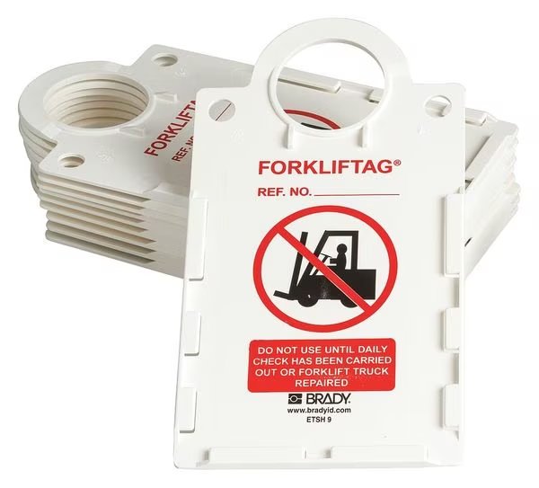 Forklift(TM) Tag Holder 11 1/4 in H, English, Brady, Mfr#: FLT-ETSH9