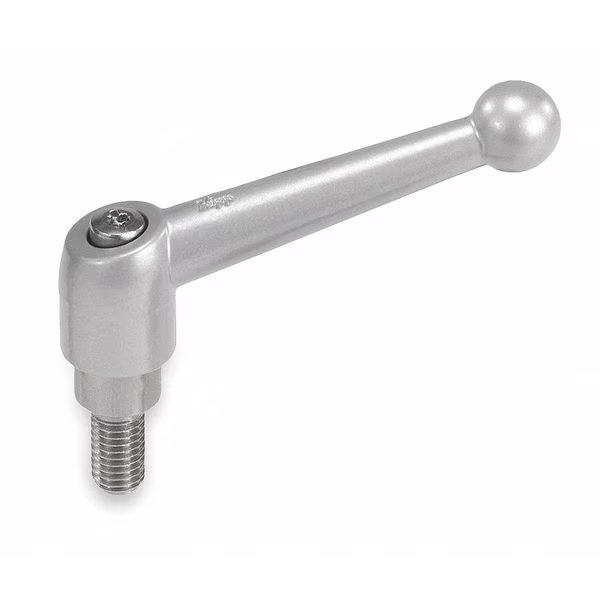 Adjustable Handle, Size: 4 1/2-13X60 Zinc, Black Satin, Comp: Steel, Kipp, Mfr#: K0116.4A51X60