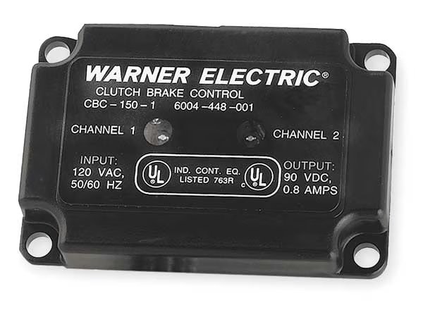 Clutch/Brake Control, 120VAC, 90VDC, Warner Electric, Mfr#: CBC-150-1