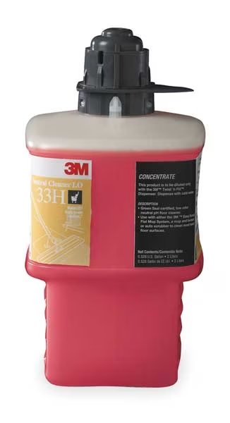 Neutral Floor Cleaner, 2L Bottle, 3M, Mfr#: 33H