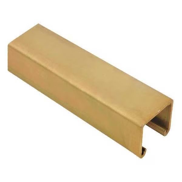 Strut Channel, 1-1/2" W, 10 ft. L, Gold, Kindorf, Mfr#: B 900 10