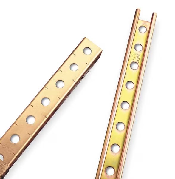Strut Channel, 1-1/2" W, 10 ft. L, Gold, Kindorf, Mfr#: B 905 10