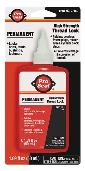 Threadlocker, PRO SEAL ANA-LOK(TM) 71, Red, High Strength, Liquid, 50 mL Bottle, Pro Seal, Mfr#: 27150