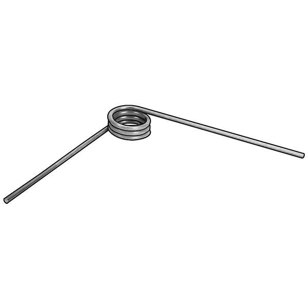 Torsion Spring, 90 Deg, 0.288OD, PK6, Leg Length: 1.0 in, EnjoyTool Select, Mfr#: 3HPC6