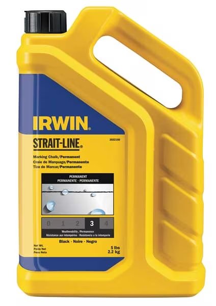 Marking Chalk Refill, Black, 5 Lb, Irwin, Mfr#: 2032160
