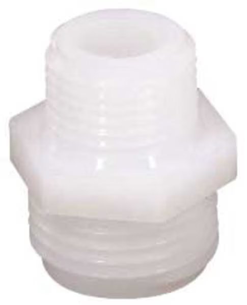 Nylon Adapter, 1/2 In. x 3/4 In., Fimco, Mfr#: 5005021