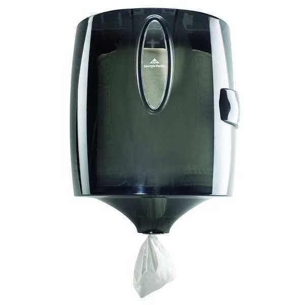 FortGuard 12-5/8"H x 10-1/4"W, Center Pull Wipe Dispenser, Translucent Smoke