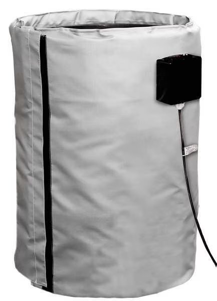Drum Heater, Single-Zone - For Metal Drums, 55 Gallon, 120V, 1600W, Briskheat, Mfr#: FGDHC55120D