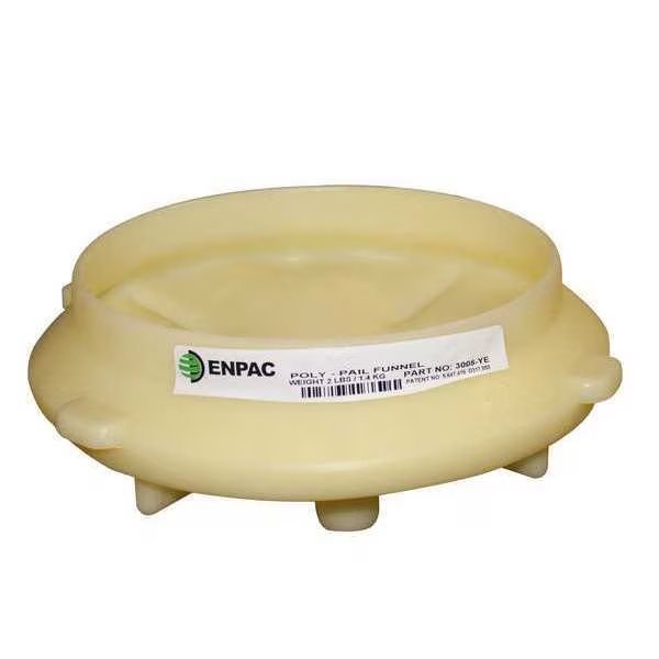 Safety Pail Funnel 9 1/4 In Dia, Enpac, Mfr#: 3005-YE