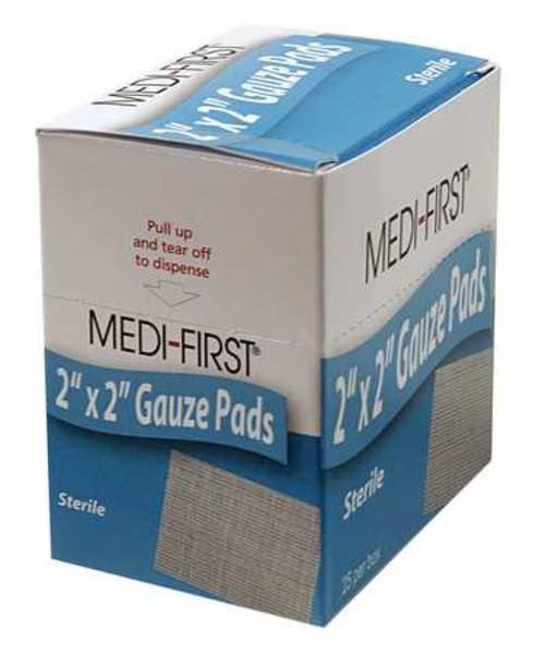 Gauze Pad, Sterile, 12 Ply Cotton, PK25, Medique, Mfr#: 60673