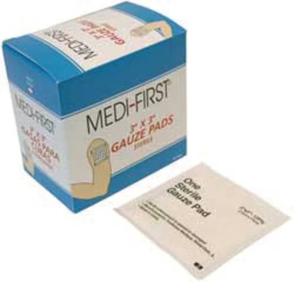 Gauze Pad, Sterile, 12 Ply Cotton, PK25, Medique, Mfr#: 61273