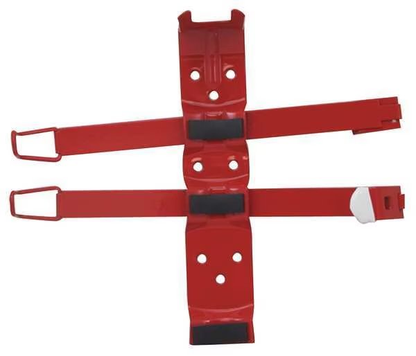 Fire Extinguisher Bracket, Vehicle/Marine/Aviation Bracket, Steel, For Tank Weight 2.5 lb, Amerex, Mfr#: 817S