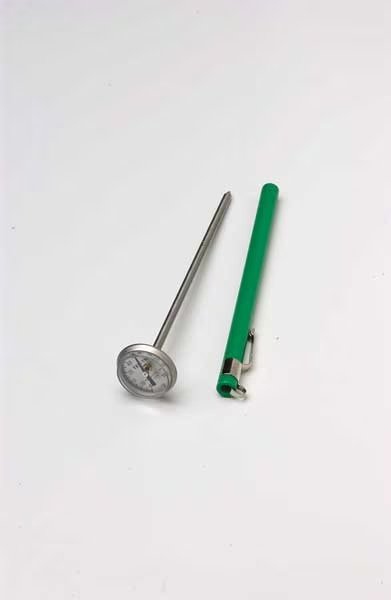 5" Stem Analog Dial Pocket Thermometer, -40 Degrees to 160 Degrees F, Tel-Tru, Mfr#: 3JPE5