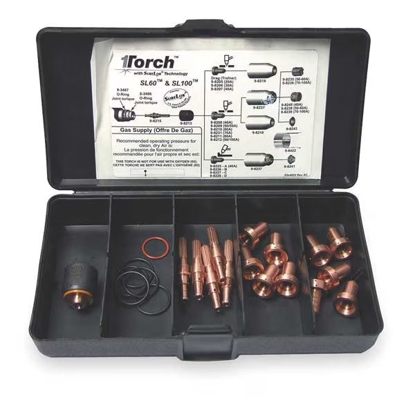Plasma Torch Consumable Kit, 90-100 Amps, Thermal Dynamics, Mfr#: 5-2556