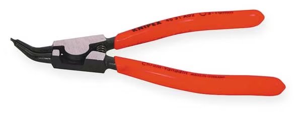 Retaining Ring Pliers, 0.046In Tip, 45 Deg, Knipex, Mfr#: 46 31 A02 SBA