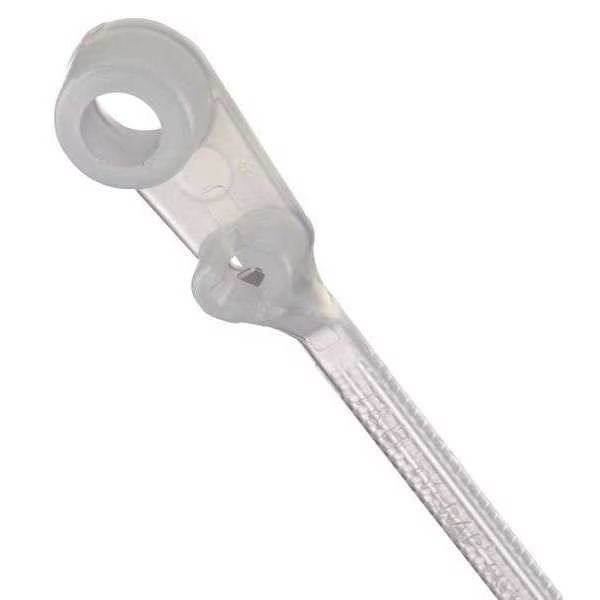 4" L Mountable Miniature Cable Tie NAT PK 100, Ty-Rap, Mfr#: TY533M