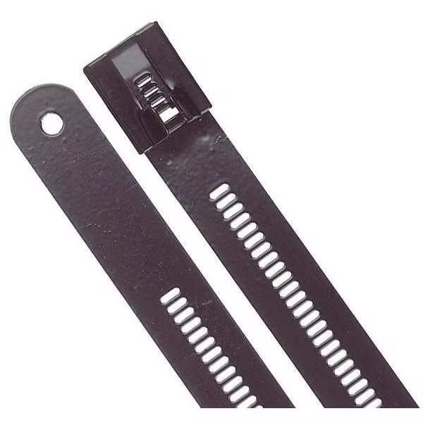 6" L Extra Heavy Duty Cable Tie BK PK 100, Ty-Rap, Mfr#: TYS6-280C