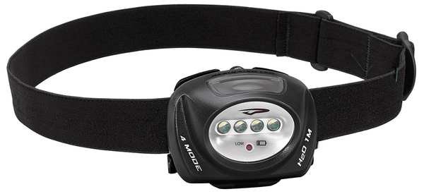 PRINCETON TEC 78 Lumens, LED Black Headlamp, Princeton Tec, Mfr#: QUAD-IND