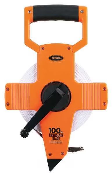 100 ft Tape Measure, 1/2 in Blade, Keson, Mfr#: OTR-1810-100