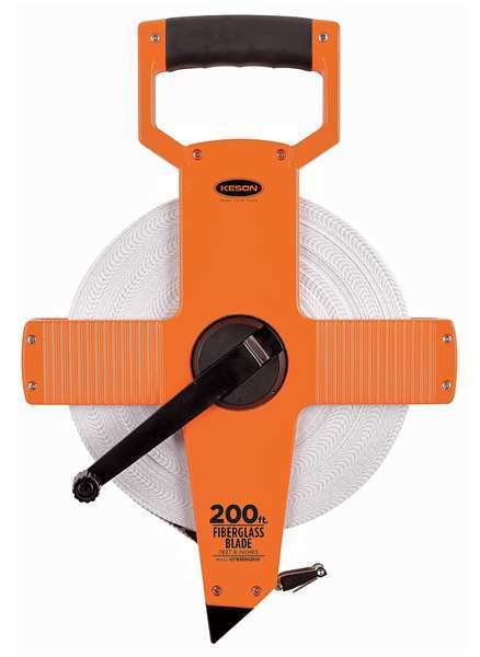 200 ft Tape Measure, 1/2 in Blade, Keson, Mfr#: OTR-1810-200
