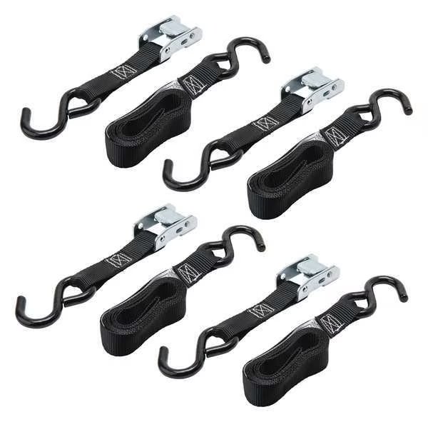 Tie-Down, Cam Buckle, 6ft x 1In, 300lb, PK4, Keeper, Mfr#: 05108-V
