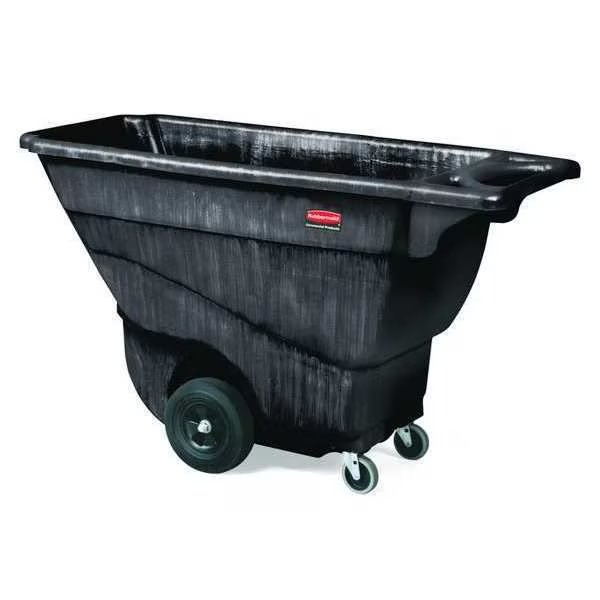 1/2 cu. yd. 850 lb. Tilt Truck, Rubbermaid Commercial, Mfr#: FG9T1400BLA