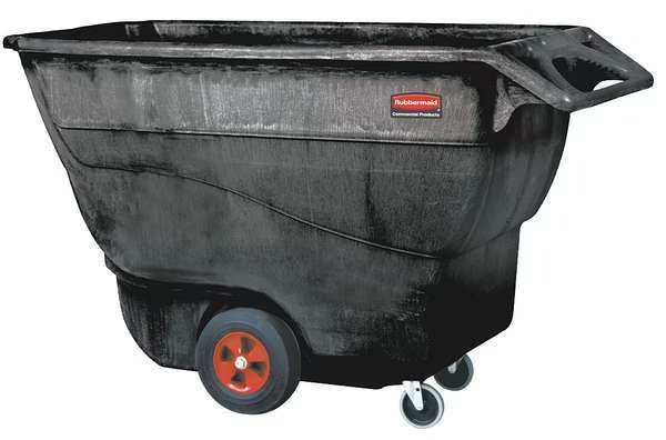 1 cu. yd. 1250 lb. Tilt Truck, Rubbermaid Commercial, Mfr#: FG9T1500BLA
