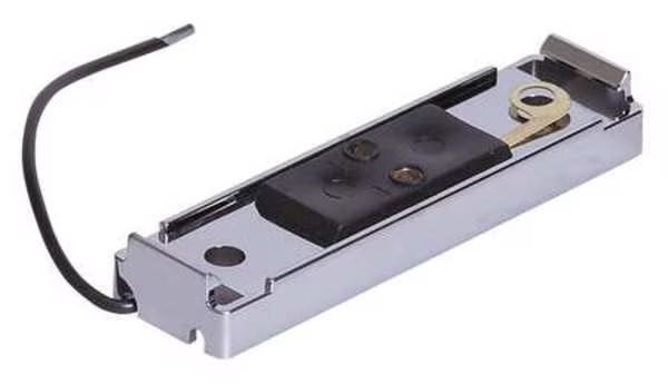 Chrome Base and Single Lead Wire, L4.12In, Maxxima, Mfr#: 3LXF6