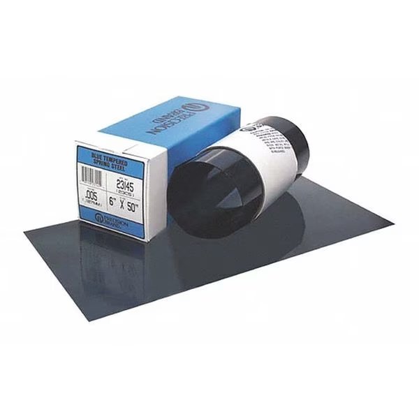 Shim Stock, Sheet, Blue Steel, 0.015 In, PK2, Precision Brand, Mfr#: 23220