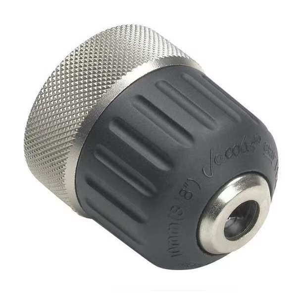10mm (3/8") Capacity Hand-Tite® Keyless Drill Chuck with 3/8-24 Mount, Jacobs, Mfr#: 30354
