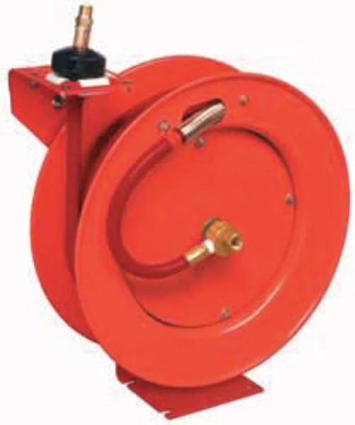 Spring Return Hose Reel, 3/8 in Hose Dia, 50 ft Length, 300 psi, Lincoln, Mfr#: 83753