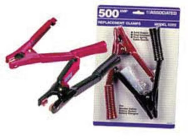 Heavy Duty Clamp, 500A, Red/Black, PR, Associated Equipment, Mfr#: 6202