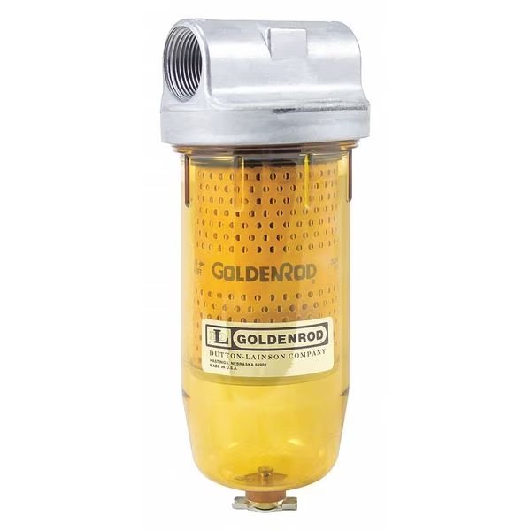 Fuel Filter Kit, Particulate, 25 gpm Max. Flow Rate, 10 micron Filter Rating, Goldenrod, Mfr#: 495