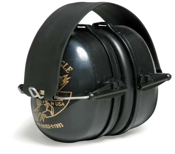 Folding Ear Muffs, 27 dB, Golden Eagle, Black, Tasco, Mfr#: 100-02953