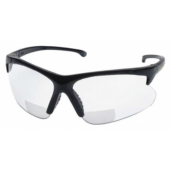 V60 30-06 Readers Safety Glasses, Clear Lenses, +1.5 Diopters, Black Frame, Unisex, 1 Pair, Kleenguard, Mfr#: 19878