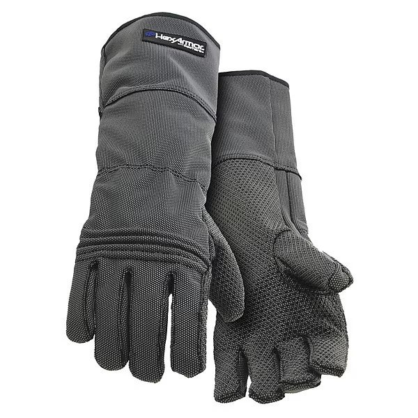 Cut Resistant Gloves, A9 Cut Level, Gray, XL, Hexarmor, Mfr#: 400R6E-XL (10)