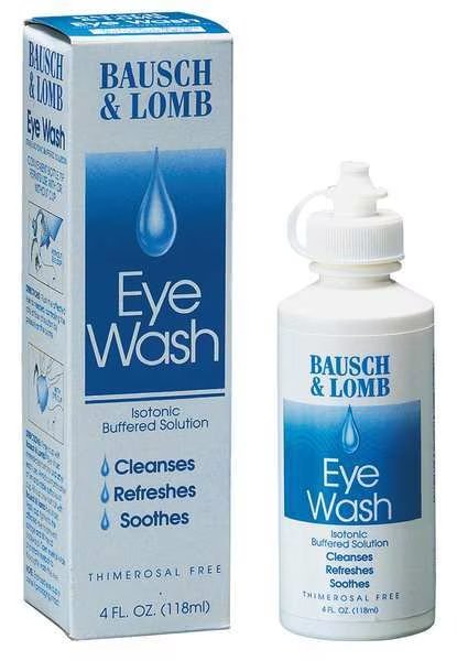 Personal Eyewash, Bottle, 4 oz., Bausch + Lomb, Mfr#: 620252