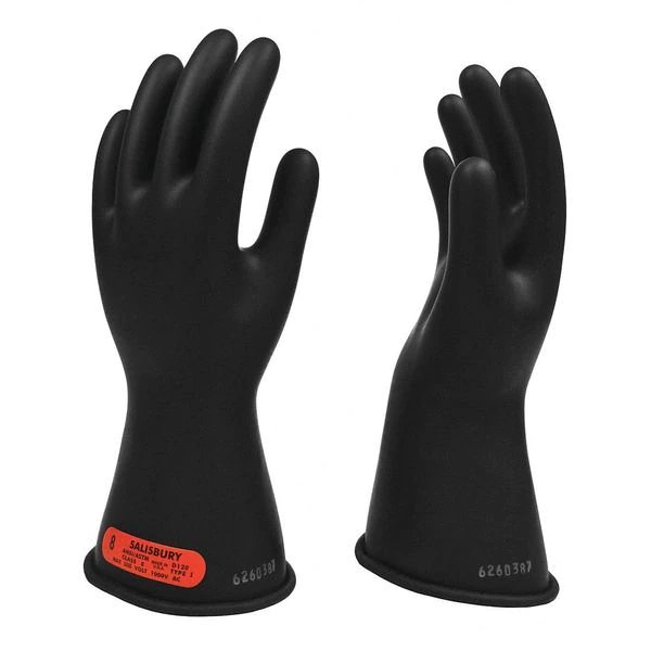 Electrical Gloves, Class 0, Sz 9-1/2, PR, Salisbury, Mfr#: E014B/9H