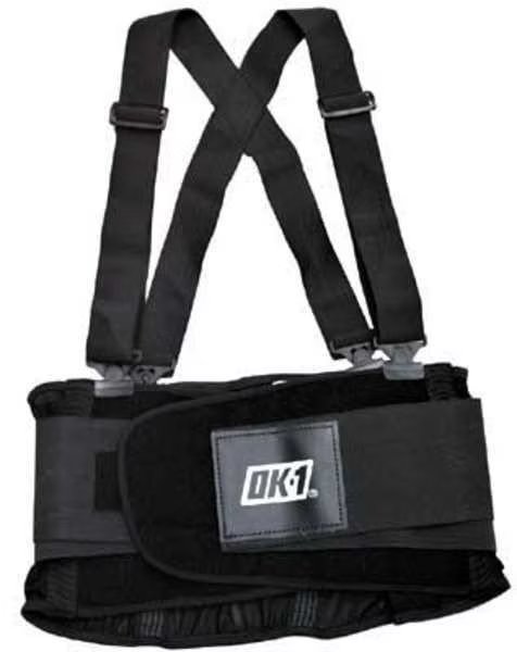 Back Support W/Suspenders, Contoured, 3XL, Ok-1, Mfr#: OK-200S-3X