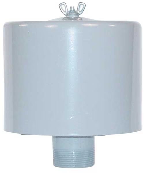 Inlet Filter, 1 1/4 MNPT Out, 70 Max CFM, Solberg, Mfr#: F-19P-125