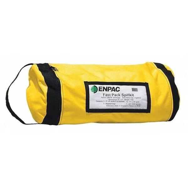 Vehicle Spill Kit, Chem/Hazmat, Enpac, Mfr#: 1300-YE