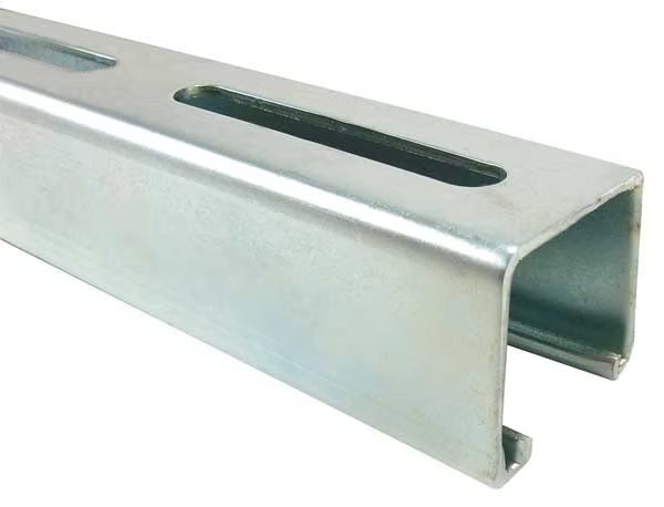 Superstrut Channel, 1-5/8" W, 10 ft. L, Silver, Superstrut, Mfr#: A1200S 10SS