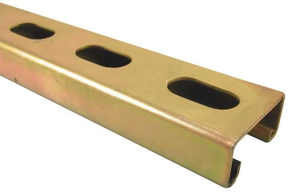 Superstrut Channel, 1-5/8" W, 20 ft. L, Gold, Superstrut, Mfr#: B1400HS 20
