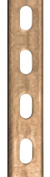 Strut Channel, 1-1/2" W, 20 ft. L, Gold, Kindorf, Mfr#: B 905HS 20