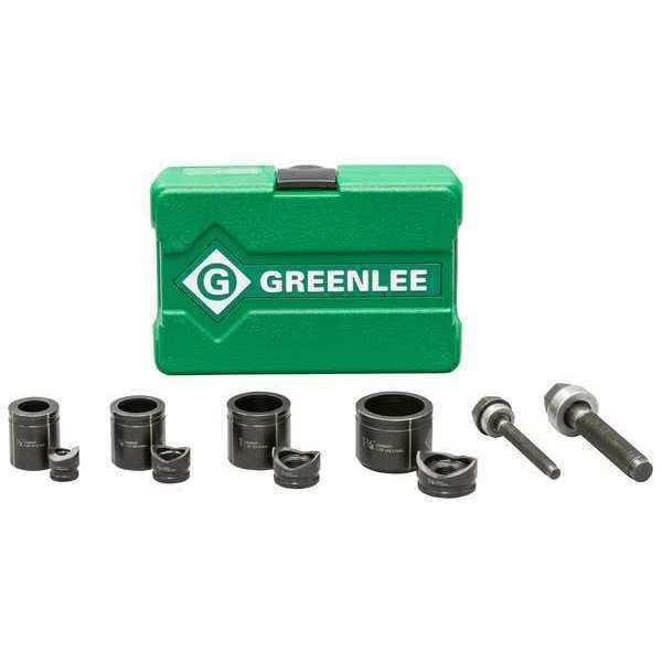 Round Knockout Punch Kit, 1/2 to 1-1/4 In, Greenlee, Mfr#: 735BB