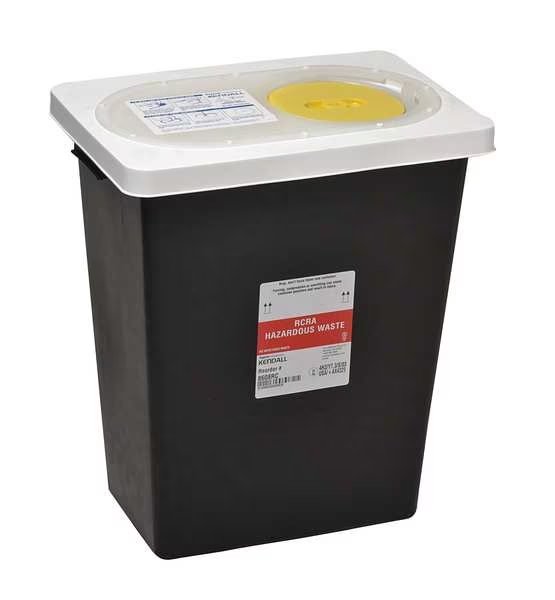 Hazardous Waste Container, 17-3/4 In. H, Covidien, Mfr#: KRCR100608