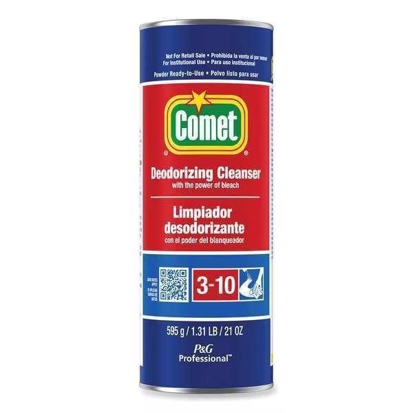 Bathroom Cleaner, 21 oz. Canister, Unscented, 24 PK, Comet, Mfr#: 32987